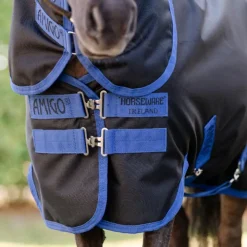 Horseware - Couverture d'extérieur Amigo Ripstop Plus Petite Turnout / classic blue 200g Noir Best