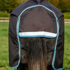 Discount Horseware - Couverture d'extérieur Amigo Bravo poney plus avec couvre-cou / turquoise 250g Marine