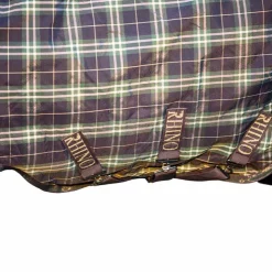 Sale Horseware - Couverture d'extérieur Rhino Wug encolure montante / vert à carreaux 250g Marine