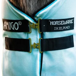 Online Horseware - Couverture d'extérieur anti-mouches Amigo Petite Bug Rug azur/ noir/ blanc Bleu