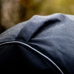 Horseware - Couverture d'extérieur Rambo Duo Force / blanc 100g + 300g Marine Hot