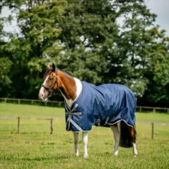 Horseware - Couverture d'extérieur Amigo Turnout / titanium grey/ argent 250g Marine Clearance