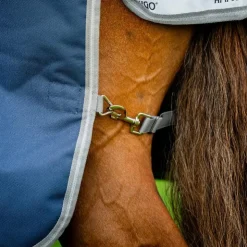 Horseware - Couverture d'extérieur Amigo Turnout / titanium grey/ argent 250g Marine Clearance