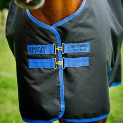 Horseware - Couverture d'extérieur Amigo Ripstop 900 Plus / classic blue 0g Noir Sale
