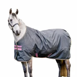 Horseware - Couverture d'extérieur Amigo Hero Ripstop shadow/ rose/ marine 0g Gris