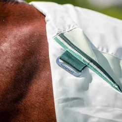 Horseware - Couure d'été anti-mouches Rambo Hoody sauge Vert Outlet