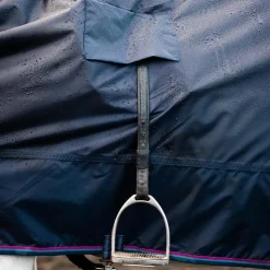Sale Horseware - Couverture imperméable de monte Rambo Mack in a Sack / marine/ gris Bordeaux