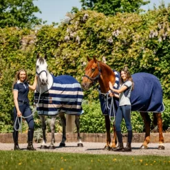 Sale Horseware - Couverture polaire Newmarket witney navy Bleu