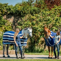 Sale Horseware - Couverture polaire Newmarket witney navy Bleu