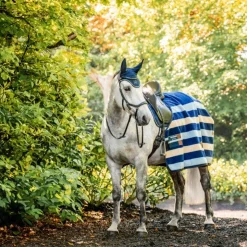Sale Horseware - Couverture polaire Newmarket witney navy Bleu