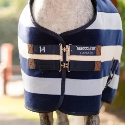 Horseware - Couverture polaire Newmarket Pony witney navy Bleu Clearance