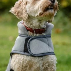 Horseware - Couverture polaire pour chien Newmarket witney charcoal Gris Sale