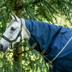 Horseware - Couvre-cou Amigo Lite / titanium grey/ argent 0g Marine Sale