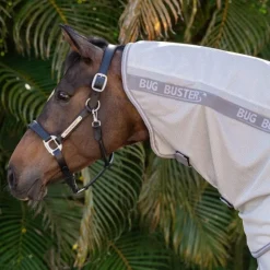 Best Horseware - Couvre-cou anti-mouches Amigo Bug Buster argent/ titanium grey/ argent Gris