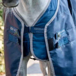 Horseware - Doublure liner Ionic Therapy imperial blue/ argent/ marine 200g Bleu New