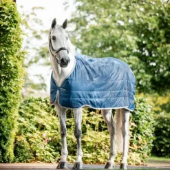 Hot Horseware - Doublure liner thérapeutique Ionic Therapy imperial blue/ argent/ marine 50g Bleu