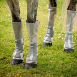 Clearance Horseware - Guêtres anti-mouches Tech-Fit Flyboot silver (x4) Gris