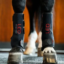 Horseware - Guêtres thérapeutiques lumière rouge LED (x1) Noir Clearance