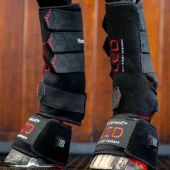 Horseware - Guêtres thérapeutiques lumière rouge LED (x1) Noir Clearance