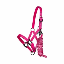 New Horseware - Licol et longe Newmarket witney pink Rose