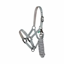 Outlet Horseware - Licol et longe Newmarket witney charcoal Gris