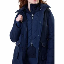 Horseware - Manteau manches longues femme Newmarket Marine Online