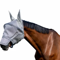 Horseware - Masque anti-mouches Rambo Fly Mask argent/ titanium grey/ argent Gris