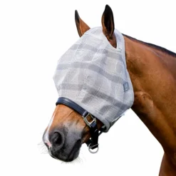 Horseware - Masque anti-mouches sans oreilles Newmarket witney charcoal Gris Best