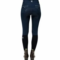 Clearance Horseware - Pantalon d'équitation femme Newmarket Mid Rise full grip Marine