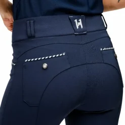 Horseware - Pantalon d'équitation femme Newmarket Mid Rise Marine Clearance
