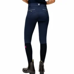 Horseware - Pantalon d'équitation femme Newmarket Mid Rise Marine Clearance