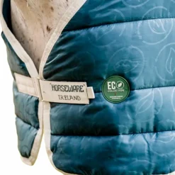 Horseware - Sous-couverture Ecolin canard/ gris 300g Bleu Outlet