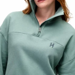 Horseware - Sweat manches longues femme Vitality hw sage Vert Hot