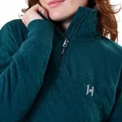 New Horseware - Sweat manches longues femme Liberty Winter dynasty green Vert