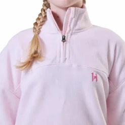 Horseware - Sweat manches longues enfant Vitality rose Noir Best