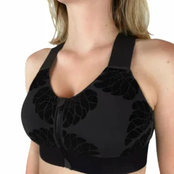 Hästko - Brassière de sport n°91 à motifs Noir Discount