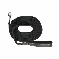 Imperial Riding - Longe de travail Flexi / reflective Noir