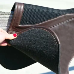 Discount Jump'In - Amortisseur cuir et feutre havane Marron