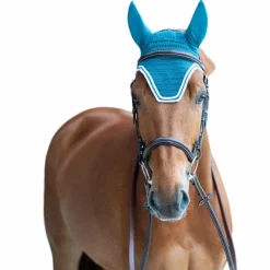 Jump'In - Bonnet pour chevaux Balthazar lagon/ blanc Bleu Outlet