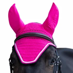 Sale Jump'In - Bonnet pour chevaux Balthazar fuschia/ noir Rose
