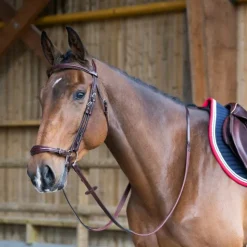 Online Jump'In - Bridon muserolle allemande Evolution noisette Marron