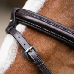 Jump'In - Bridon muserolle combinée Evolution havane Marron Discount