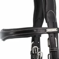 Jump'In - Bridon One Bruxelles avec rênes Noir Discount