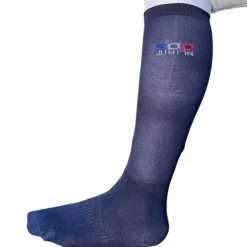 Jump'In - Chaussettes d'équitation lycra (x2) Marine