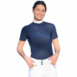 Outlet Jump'In - Chemise manches courtes femme Emma Marine