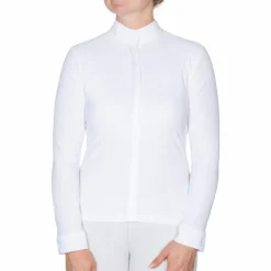Jump'In - Chemise manches longues de concours femme Carla Blanc