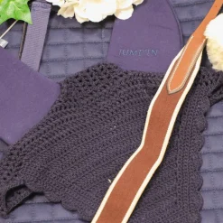 Jump'In - Collier de chasse élastique + martingale One Noisette Marron Sale