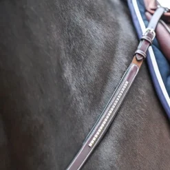 Jump'In - Collier de chasse et fourche de martingale Premium Clincher havane Marron Online