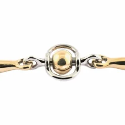 Jump'In - Mors à olives double brisure inox boule