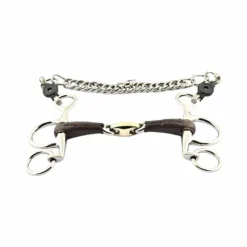 Clearance Jump'In - Mors Pelham petites branches gainé cuir